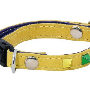 ALTER EGO Glam & Color — Collier en cuir réglable pour chat