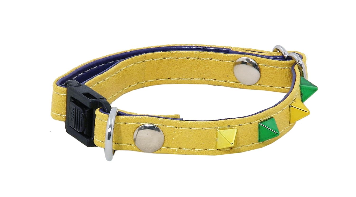 ALTER EGO Glam & Color — Collier en cuir réglable pour chat