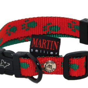 MARTIN SELLIER Pattes Originales — Collier réglable nylon chien