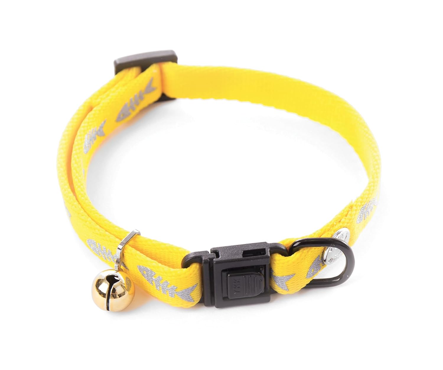 MARTIN Fluo Fish — Collier réglable en nylon pour chat