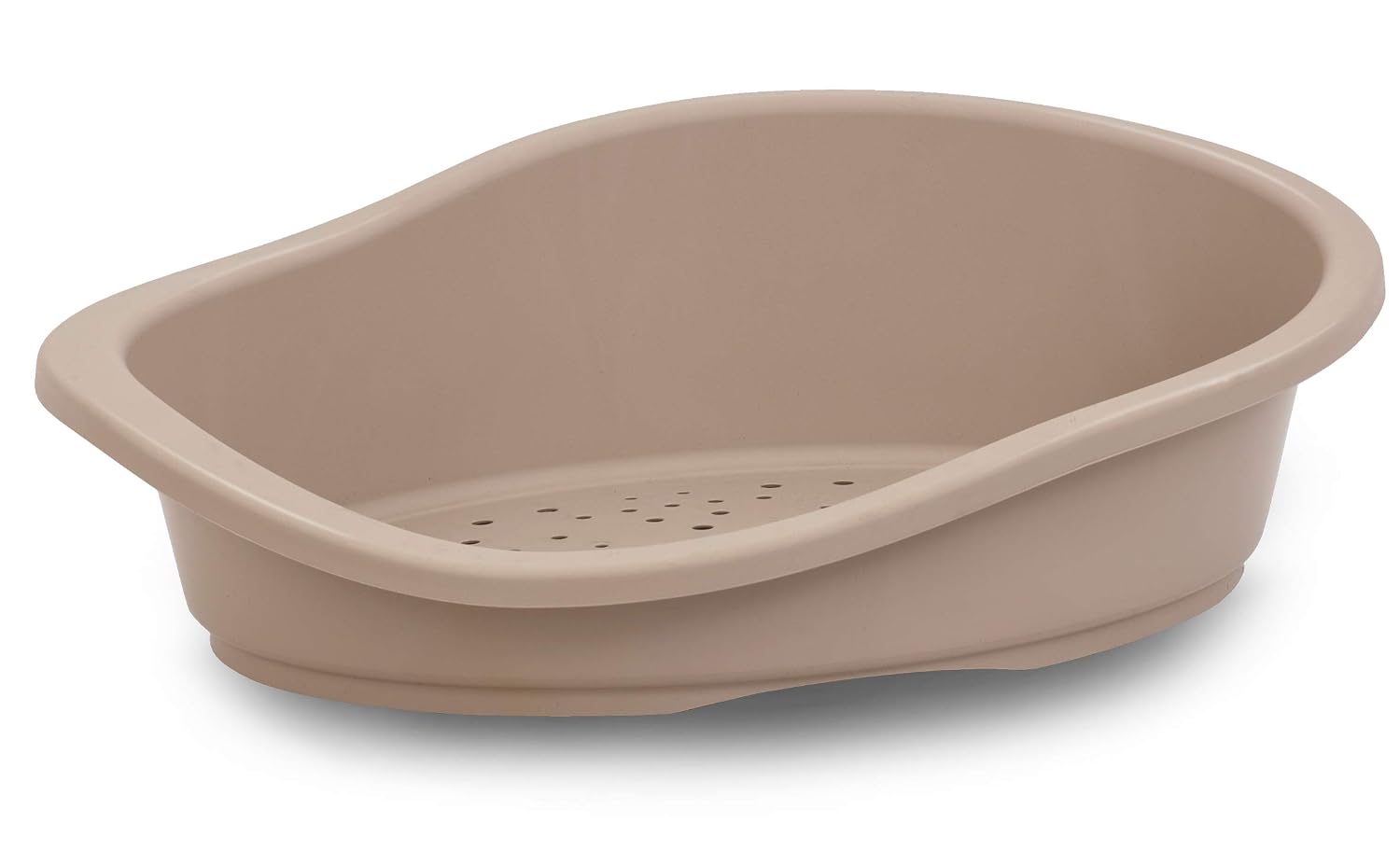 MARTIN SELLIER — Corbeille plastique 65 x 44 cm taupe