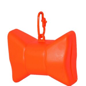 MARTIN SELLIER Nœud — Distributeur de sacs orange grand modèle