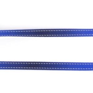 MARTIN SELLIER Color Vibe — Laisse en nylon bleu 16 mm