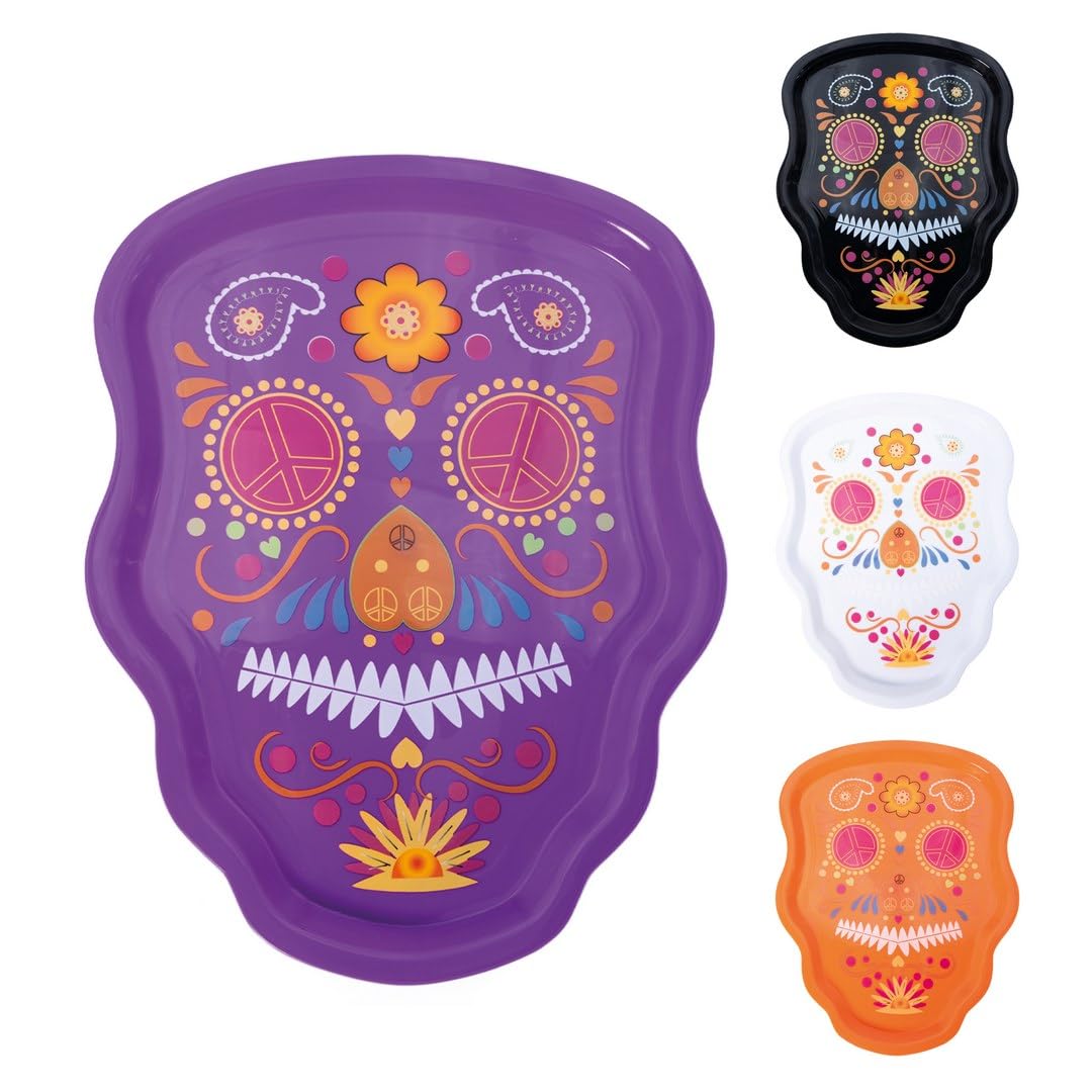 P'tit Clown — Plateau Día de Los Muertos 36 cm couleurs aléatoires