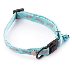 MARTIN Fluo Fish — Collier réglable en nylon pour chat