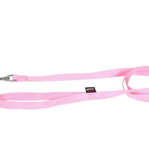 MARTIN — Laisse simple en nylon rose 90 cm x 25 mm