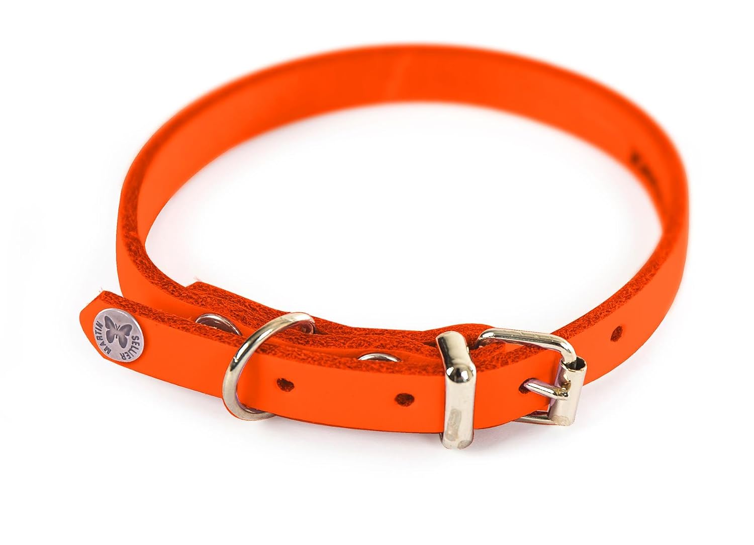 MARTIN SELLIER — Collier classique coloré en cuir anis