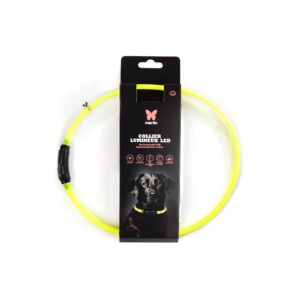 MARTIN SELLIER — Collier lumineux tube USB jaune 70 cm