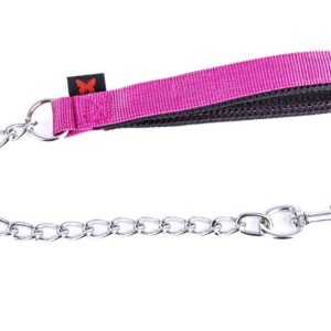 MARTIN SELLIER — Laisse en nylon rouge 30-60 cm