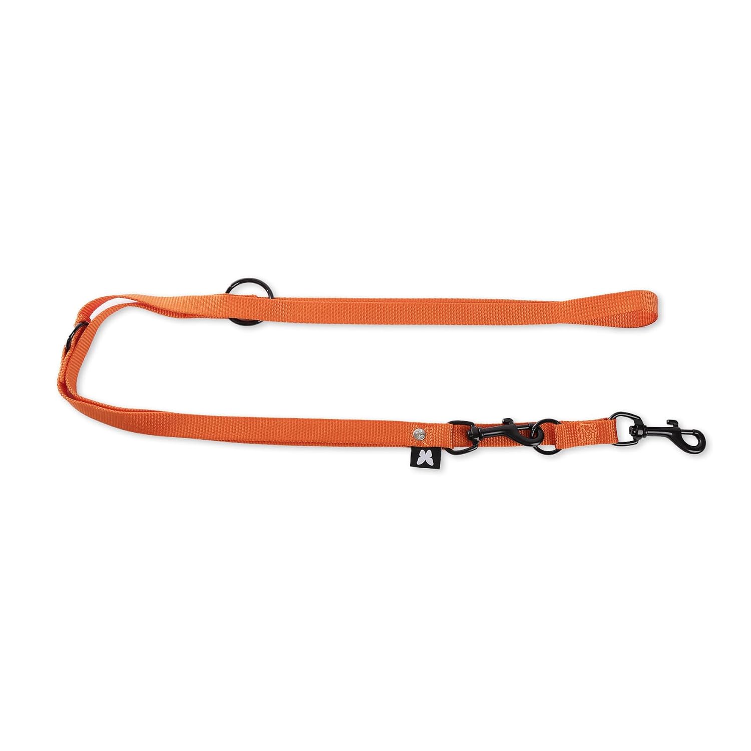 MARTIN — Laisse multiposition en nylon 2 cm x 200 cm orange