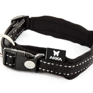 MARTIN SELLIER Neo+ — Collier noir 15 mm 30-35 cm