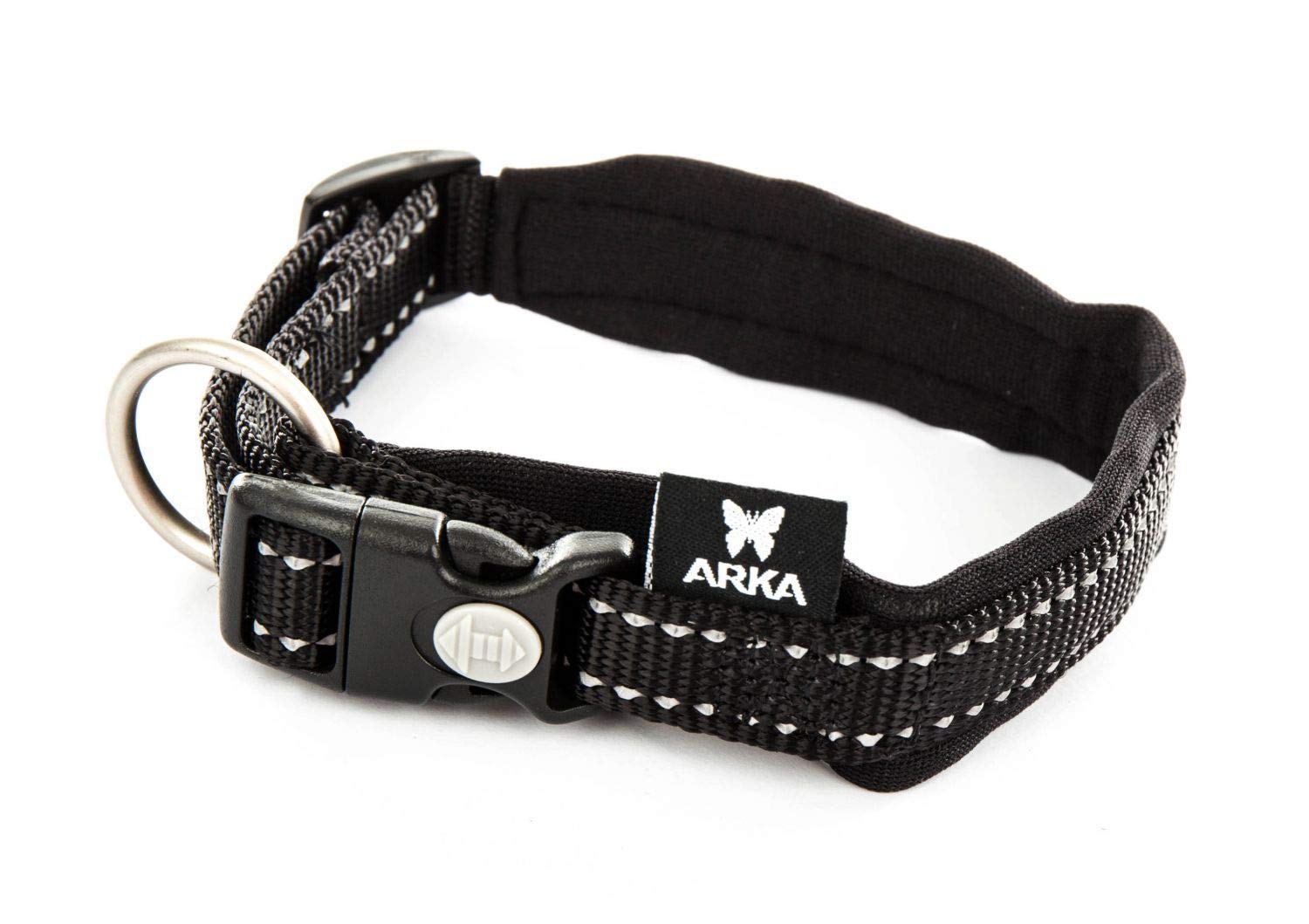 MARTIN SELLIER Neo+ — Collier noir 15 mm 30-35 cm