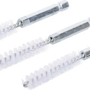BGS — Brosse plate nylon 10 mm, 3 pièces