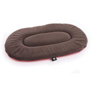 martin Classic Black — Coussin plat ovale pour chien & chat 50 cm