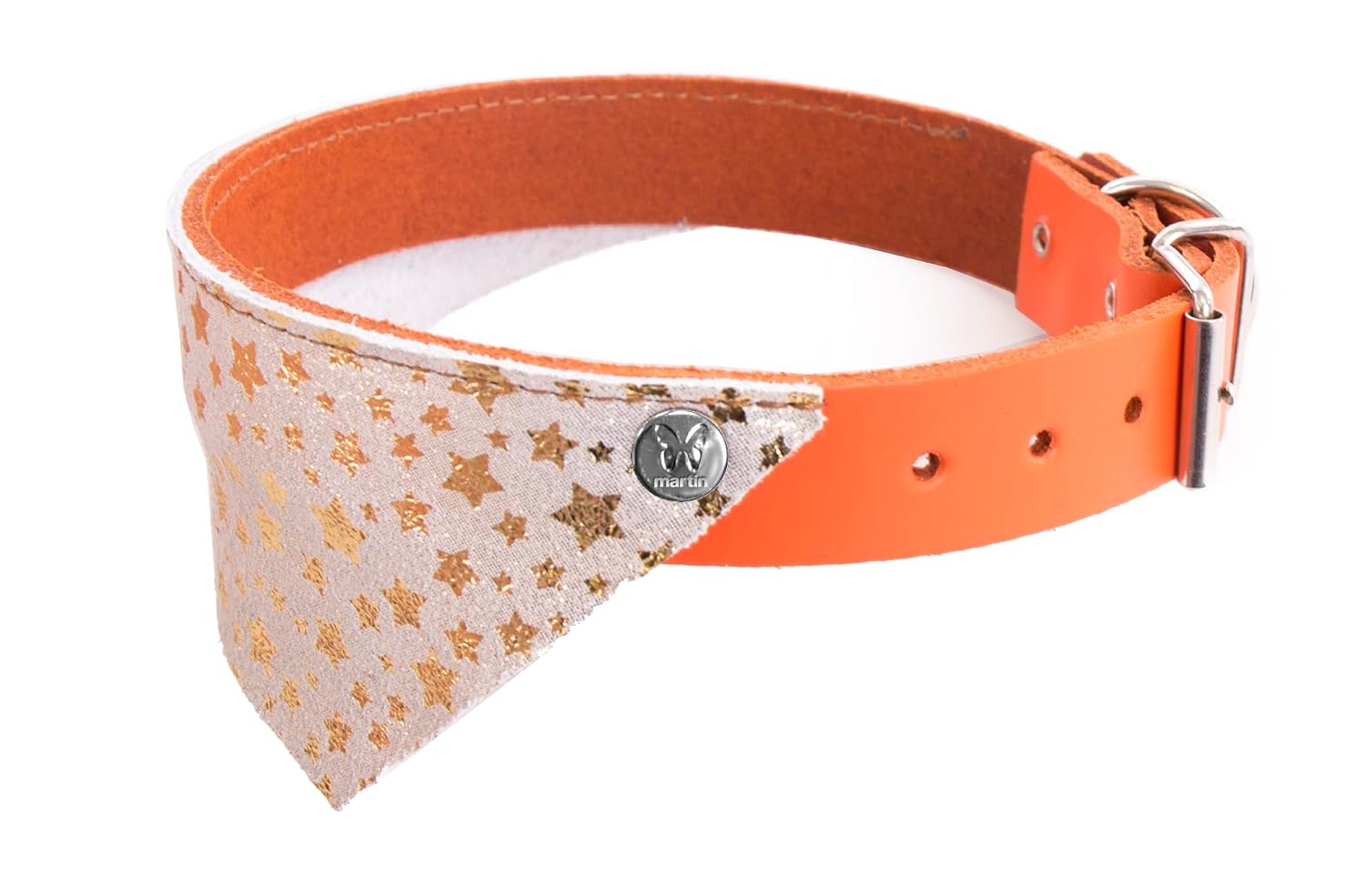 MARTIN — Collier bandana fantaisie en cuir Miami