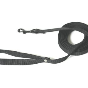 MARTIN — Longe pour chien en cordeau nylon noir 5 m x 20 mm
