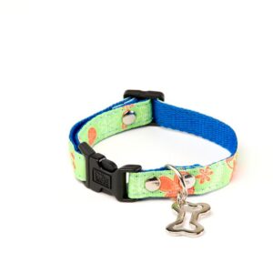 ALTER EGO — Collier en nylon Floralies vert 15 mm