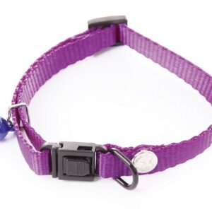 MARTIN — Collier réglable en nylon pour chat violet