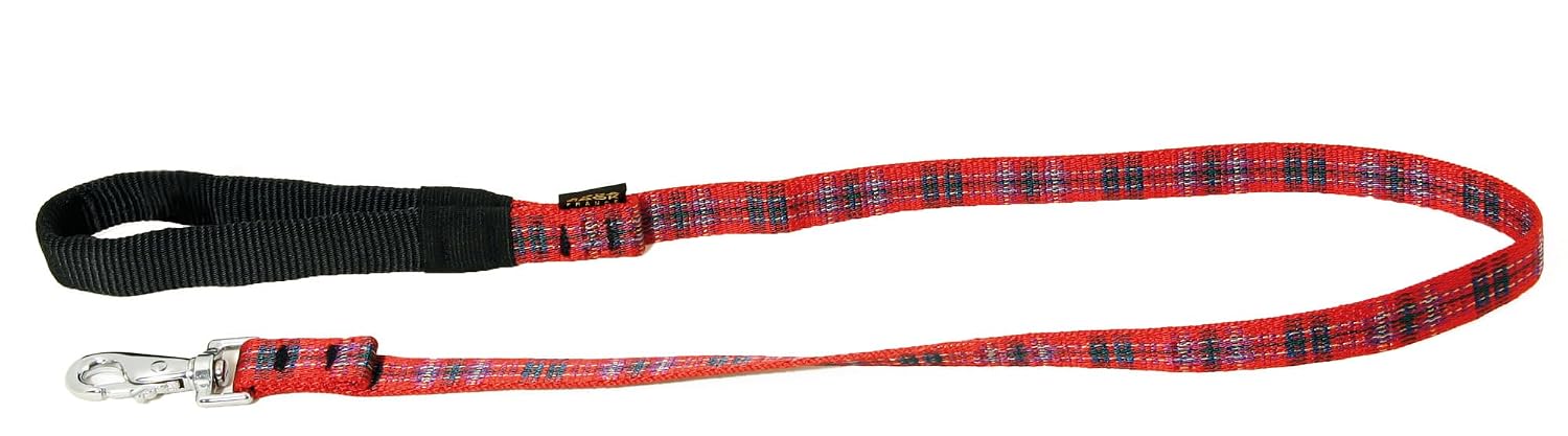 ARKA HAOK — Laisse avec poignée confort Kilt-Plaid 20 mm