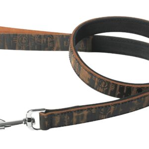 MARTIN SELLIER Urban Tribe — Laisse pour chien en cuir 50 cm