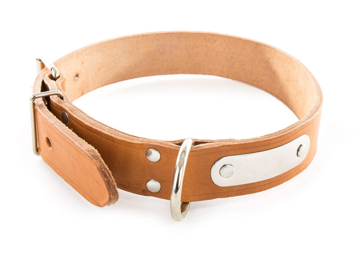 martin sellier — Collier en cuir pour chien 31 à 62 cm