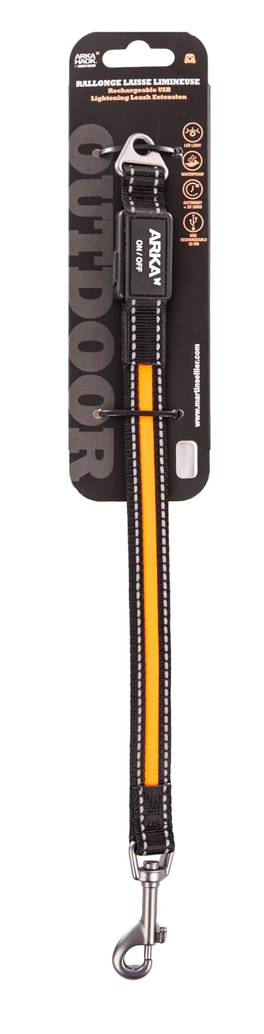 MARTIN — Laisse rallonge lumineuse USB en nylon