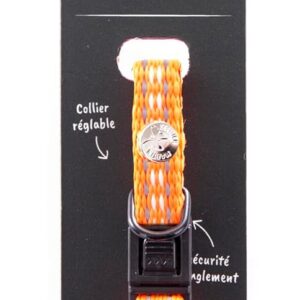MARTIN — Collier de sécurité en nylon pour chat