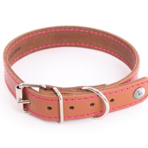 MARTIN — Collier en cuir réfléchissant