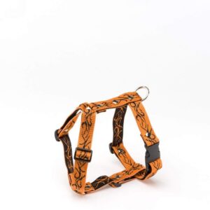 ALTEREGO — Harnais pour chien tattoo orange 45/65 cm x 25 mm