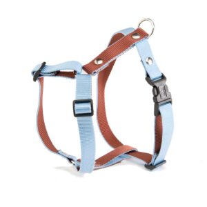 ALTER EGO — Harnais pour chien bleu et marron 30 à 45 cm