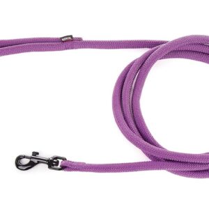 MARTIN Sellier — Laisse ronde classique en nylon 2 m mauve