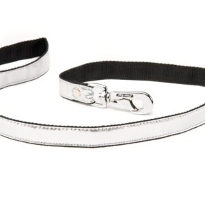 ALTER EGO Disco White — Laisse pour chien 25 mm x 100 cm