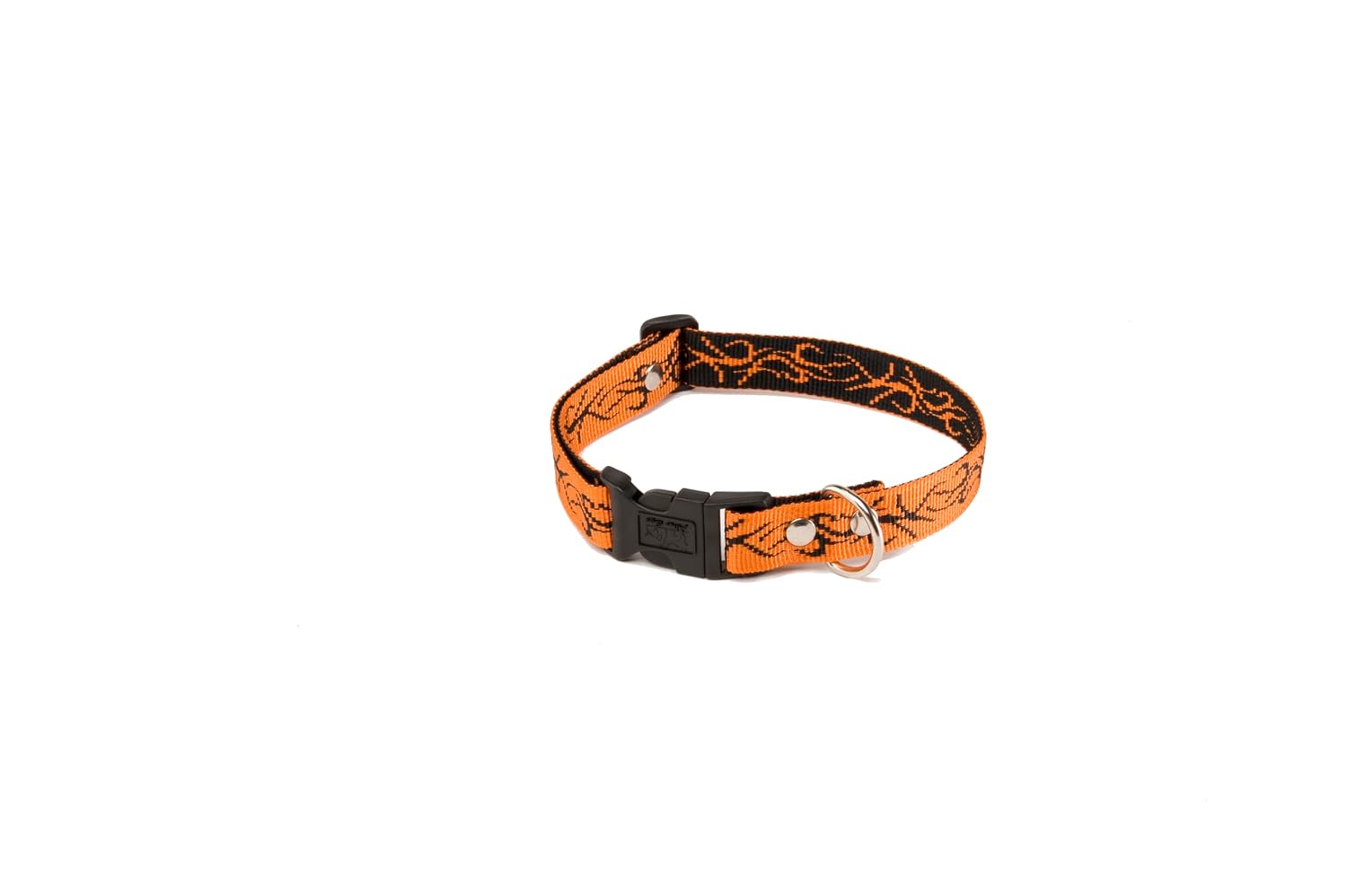 ALTEREGO — Collier pour chien tatou orange 35-55 cm x 25 mm