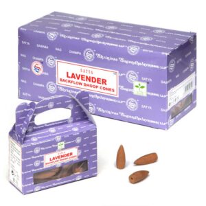 SATYA — Cônes d’encens à reflux Lavande x6