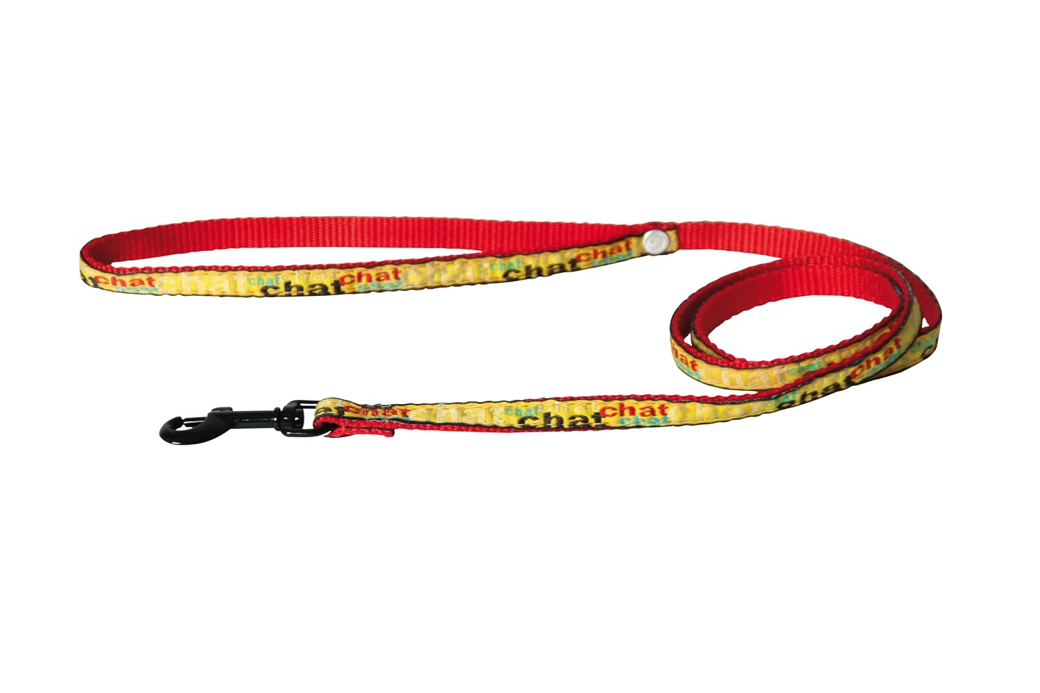 MARTIN SELLIER — Laisse en nylon pour chat motif rouge