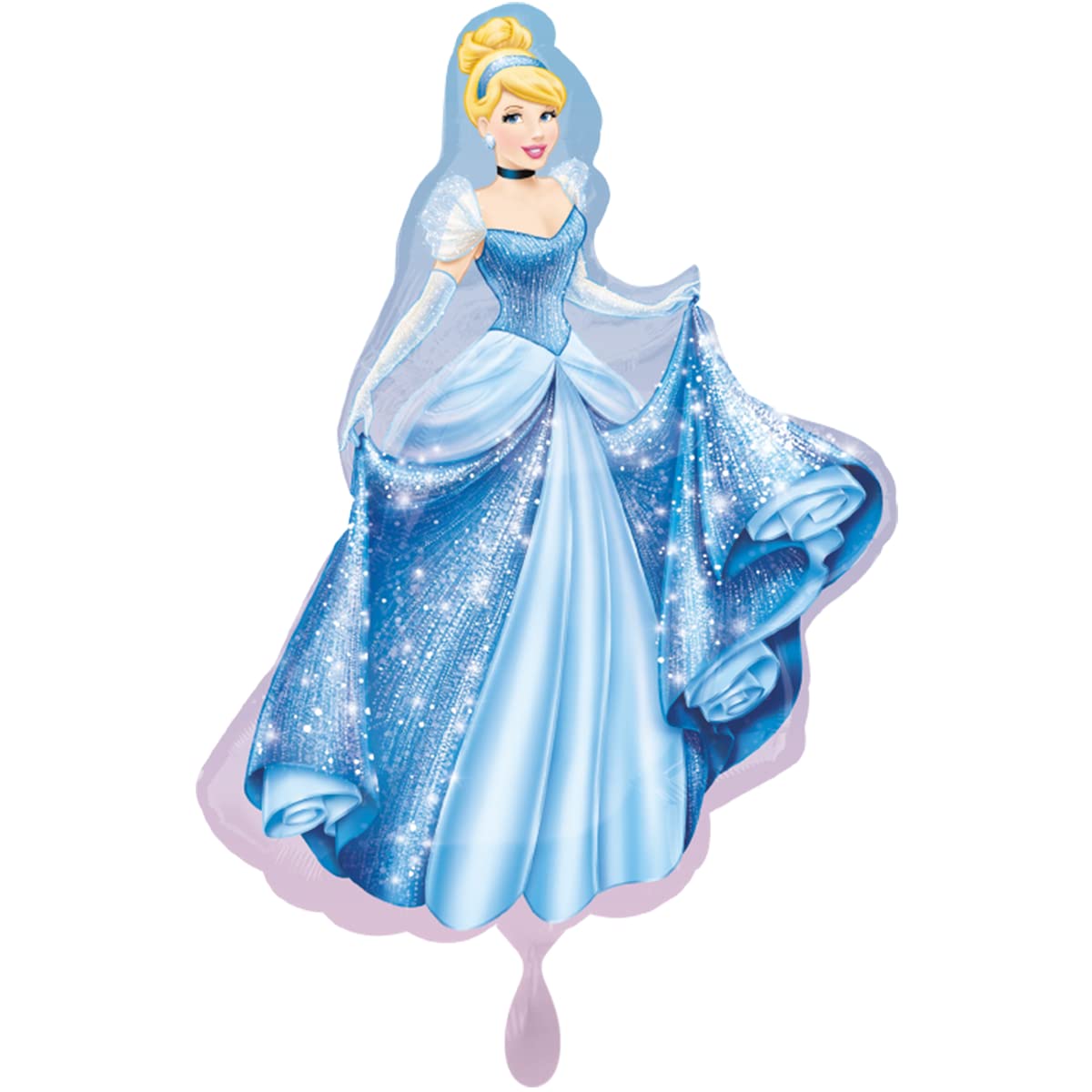 AMSCAN Super Shape — Ballon Cendrillon 71 x 84 cm