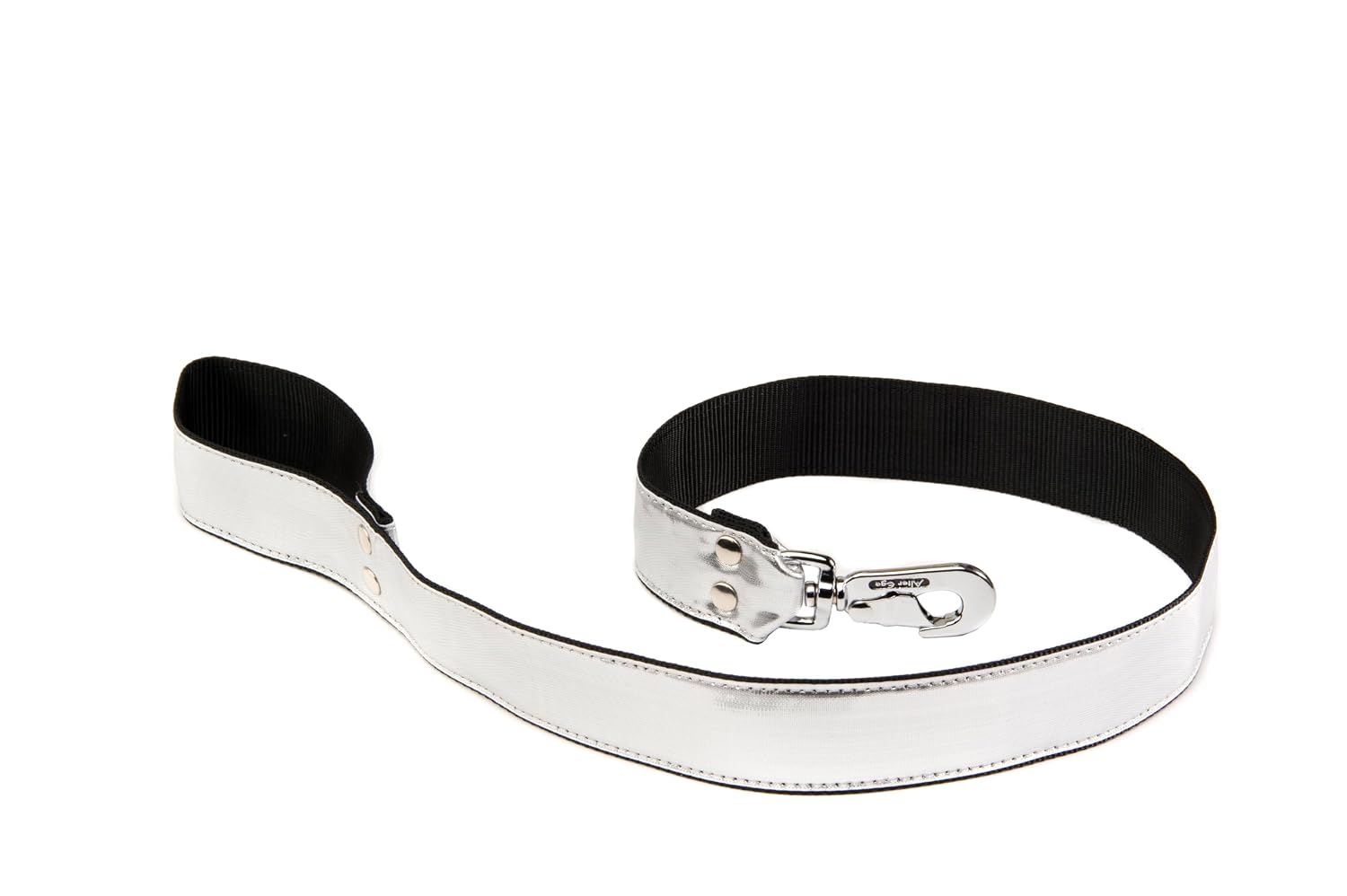 ALTER EGO Disco White — Laisse pour chien 40 mm x 100 cm