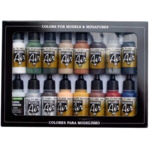 VALLEJO Model Air Set — Peintures maquette Railway Colors Europe