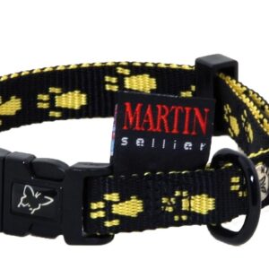 MARTIN SELLIER Pattes Originales — Collier nylon chien jaune