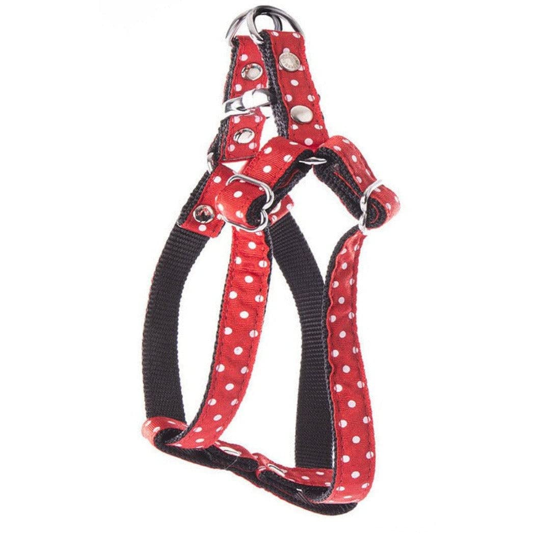 ALTER EGO — Harnais à pois rouge bicolore taille S