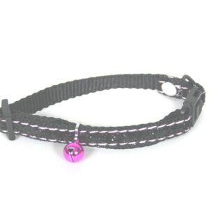 MARTIN SELLIER — Collier à paillettes noir pour chat