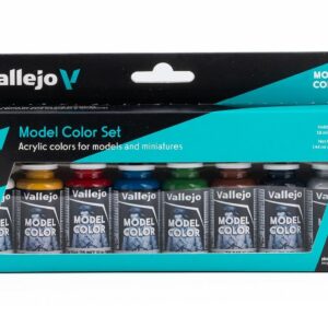 VALLEJO Wargames Basics — Set de peintures Model Color 8 flacons