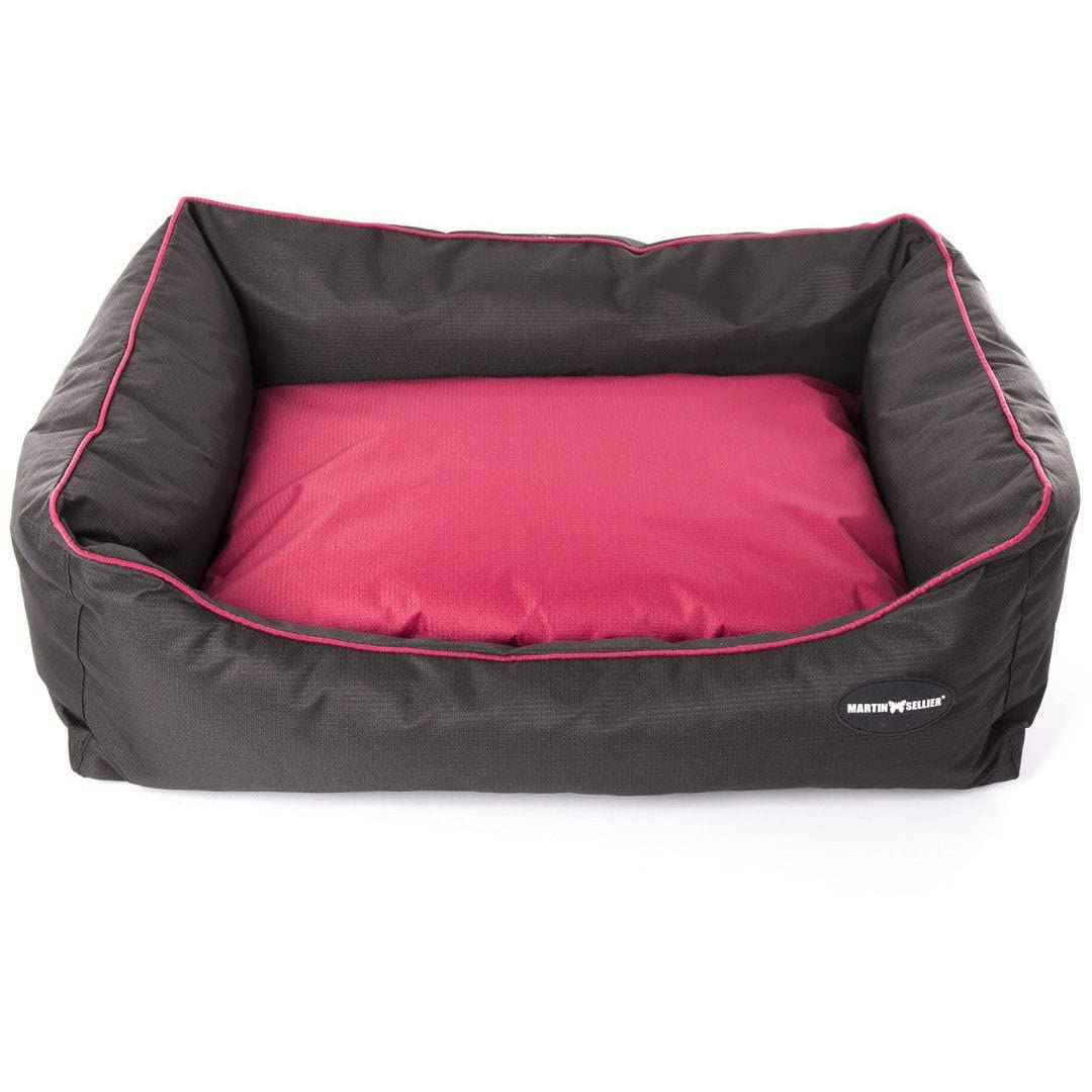 MARTIN SELLIER — Corbeille pour chien waterproof 110 cm noire/orange