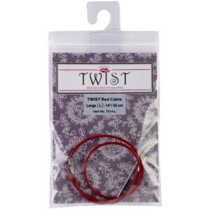 ChiaoGoo Twist RED — Câble pour aiguilles interchangeables 35 cm