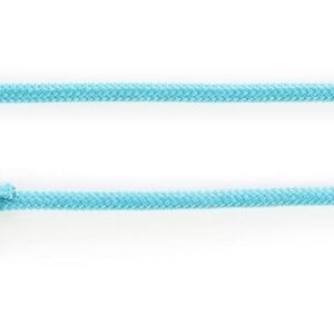 MARTIN SELLIER — Laisse ronde classique en nylon turquoise 9 mm