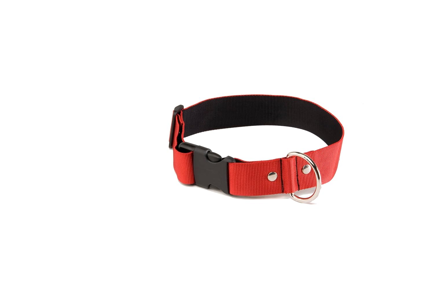 ALTER EGO — Collier pour chien rouge et noir 40-64 cm x 40 mm