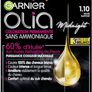 GARNIER Olia — Coloration permanente sans ammoniaque Noir Saphir