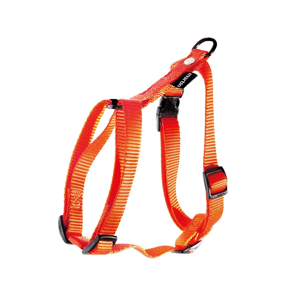 MARTIN SELLIER Classique Confort — Harnais chien nylon orange