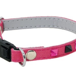 ALTER EGO Glam & Color — Collier réglable pour chat rose