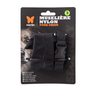 MARTIN SELLIER — Muselière réglable en nylon T3 large